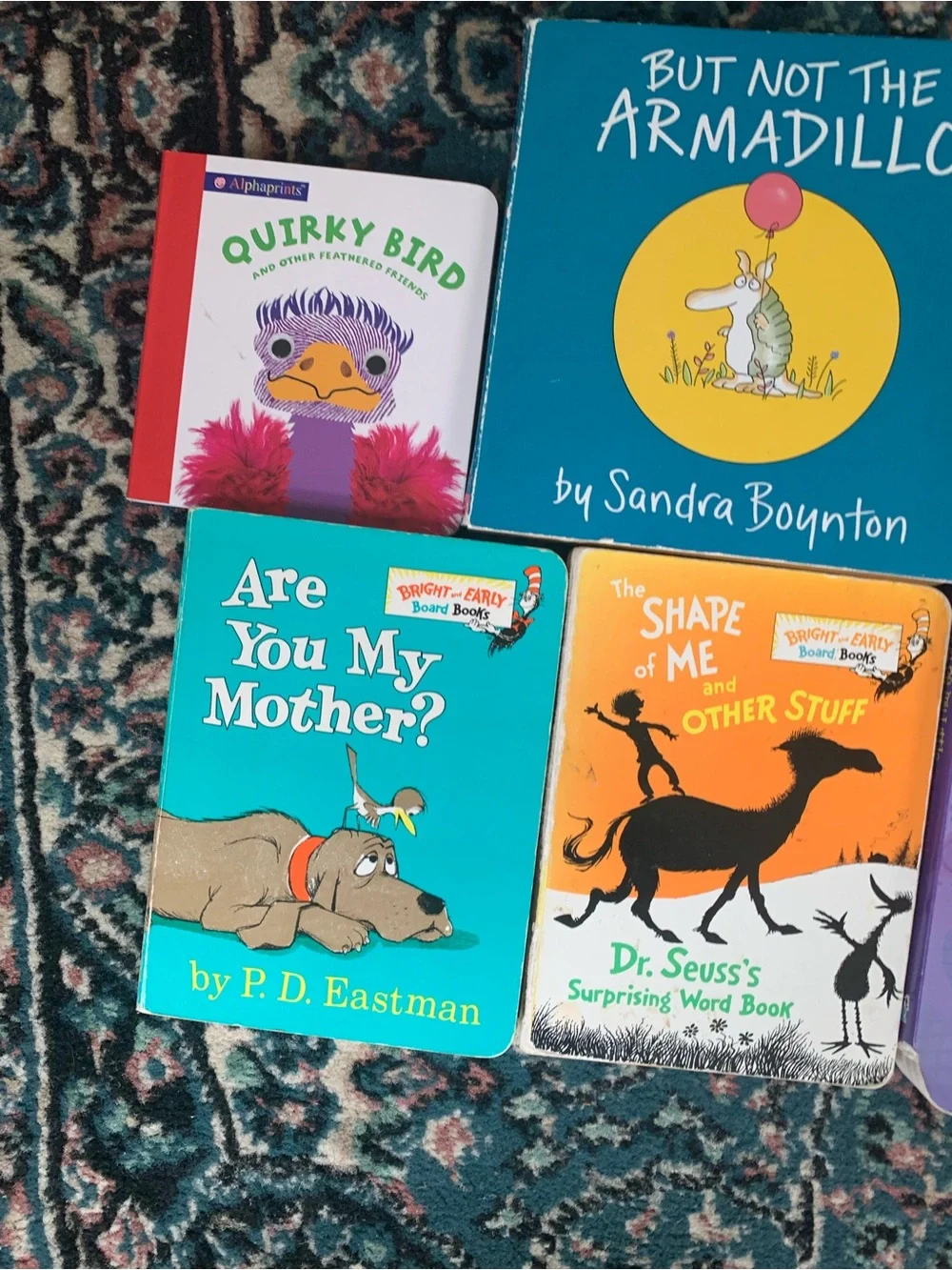 Dr. Seuss, Sandra Boynton, and More Children's Board Books Bundle  lot of 6
